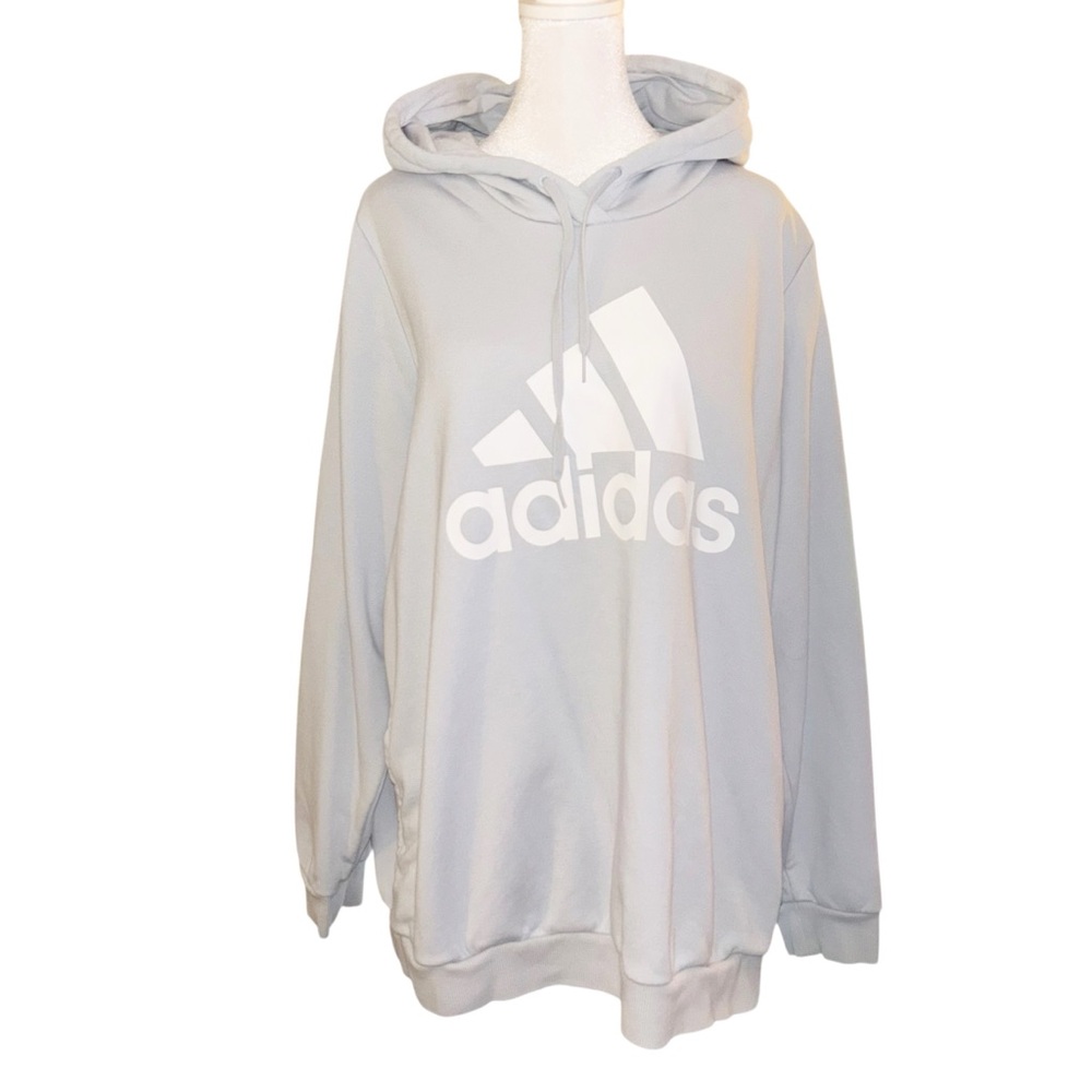 Adidas baby blue hoodie